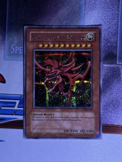 Slifer The Sky Dragon - GBI-001 - Secret Rare - Promo Card - NM - Image 1