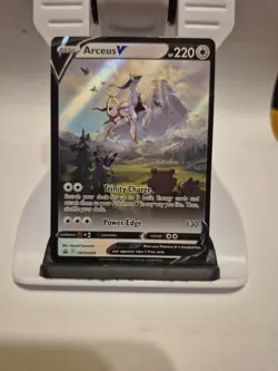 Pokemon Card Arceus V SWSH204 Alternate Art Full Holo Promo Near Mint - Image 1