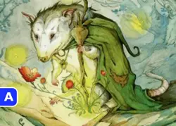 MTG Tender Wildguide Bloomburrow Art Art Card NM - Image 1