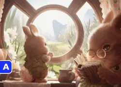 MTG Farseek Bloomburrow Art Art Card NM - Image 1