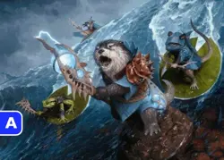 MTG Valley Floodcaller Bloomburrow Art Art Card NM - Image 1