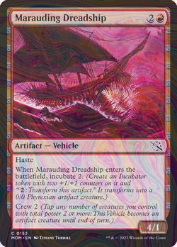 Foil Marauding Dreadship - March of the Machine | MTG Card - Image 1
