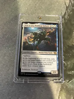 MTG Don & Leo, Problem Solvers - Teenage Mutant Ninja Turtles (TMT) #143 MTG - Image 3