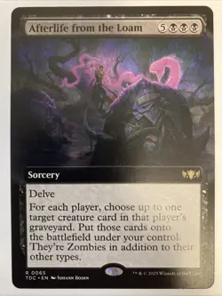 Afterlife from the Loam (Extended Art) 0065 (R) MTG Tarkir: Dragonstorm (TDC) - Image 1