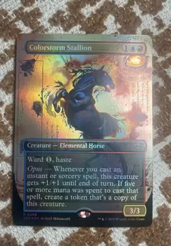 Colorstorm Stallion - FOIL - Borderless Field Notes Secrets Of Strixhaven - 299 - Image 2