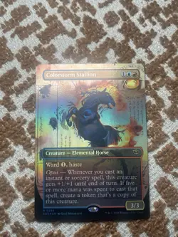 Colorstorm Stallion - FOIL - Borderless Field Notes Secrets Of Strixhaven - 299 - Image 3