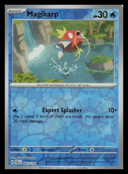 Pokemon Paldea Evolved Magikarp Basic Reverse Holo 042/193 - Image 1