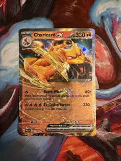 Charizard ex 006/165 Sv: Scarlet & Violet 151 Holo Pokemon TCG NM - Image 1