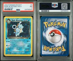 2000 POKEMON ROCKET DARK BLASTOISE HOLO 1ST EDITION #3 NM PSA 7 - Image 3