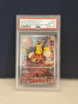 Pokemon Detective Pikachu Returns Preorder JPN FA Promo 098/SV-P PSA 10 Gem Mint - Image 1