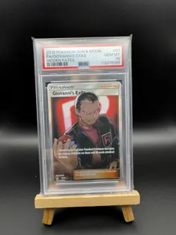 Pokemon Giovanni's Exile 67/68 Hidden Fates Full Art Ultra Rare PSA 10 Gem Mint - Image 3