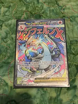 Pokemon Mega Charizard X EX Promo Holo Me: Mega Evolution 023 360 HP Inferno X - Image 1