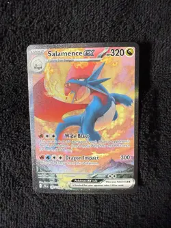 Pokemon Salamence EX 187/159 Journey Together Special Illustration Rare Holo NM+ - Image 1