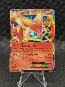 Pokemon TCG Victini EX Ultra Rare Plasma Storm 18/135 MP - Image 1