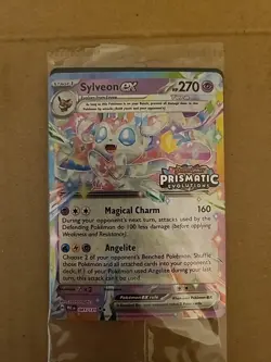 Pokemon Sylveon EX #41/131 Sealed Stamped Prismatic Evolutions Promo - Image 1
