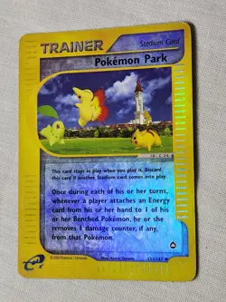 Played (HP) Pokemon Park - Reverse Holo #131 Aquapolis Pokemon TCG - Image 3