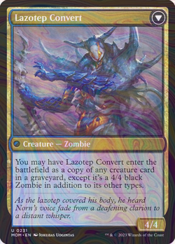 Foil Invasion of Amonkhet // Lazotep Convert - March of the Machine | MTG Card - Image 2