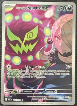 Pokemon TCG Cynthia’s Spiritomb 244/217 Ascended Heros - Image 1