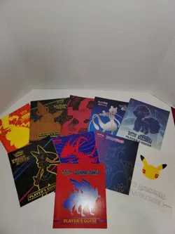 Pokemon TCG Booklets Lot ✨ 10 Player's Guide Silver Tempest Celebrations S&S - Image 1