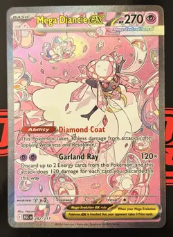 Mega Diancie ex 282/217 - Pokemon Ascended Heroes - Near Mint NM - Image 1