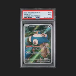 2023 POKEMON SVP EN-SV BLACK STAR PROMO 151 ELITE TRAINER BOX #051 SNORLAX PSA 9 - Image 1