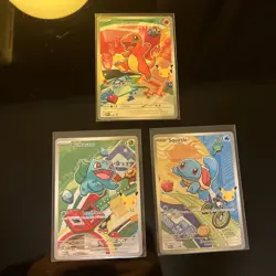 Pokemon First Partner Illustration Collection Series 1 Promos Kanto Set 37 - 39 - Image 1