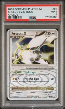 Arceus LV.X Holo #96 PSA 9 2009 Pokemon Platinum Arceus - Pokemon TCG - Image 1