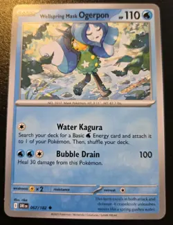 Wellspring Mask Ogerpon 067/182 Uncommon Destined Rivals Pokemon TCG - Image 1