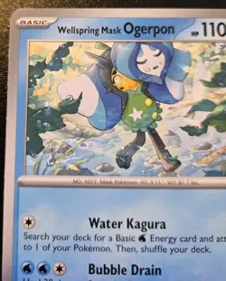 Wellspring Mask Ogerpon 067/182 Uncommon Destined Rivals Pokemon TCG - Image 2