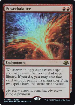 Powerbalance (MH3 Promo) Modern Horizons 3 Foil NM #495 MTG - Image 1