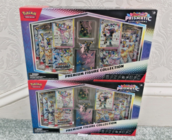 🔥 2x PRISMATIC EVOLUTIONS PREMIUM FIGURE COLLECTION🔥POKEMON SCARLET + VIOLET - Image 1