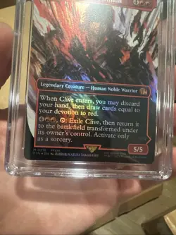2025 MTG FINAL FANTASY CLIVE, IFRIT'S DOMINANT/IFRIT, WARDEN OF INFERNO CGC 10 - Image 2