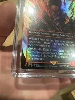 2025 MTG FINAL FANTASY CLIVE, IFRIT'S DOMINANT/IFRIT, WARDEN OF INFERNO CGC 10 - Image 3