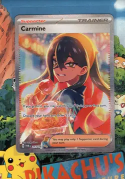 Pokemon TCG Carmine 217/167 Sv06: Twilight Masquerade Holo NM/M - Image 1