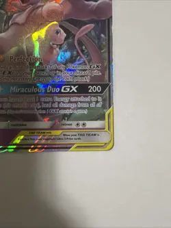 Pokemon TCG Mewtwo & Mew GX #71/236 Unified Minds Ultra Rare - Image 2