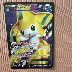 Jirachi EX Full Art Ultra Rare Holo 98/101 Plasma Blast Basic Pokemon TCG - Image 1