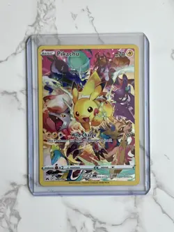 Pokemon TCG Pikachu Secret Rare 160/159 Crown Zenith Holo NM Full Art - Image 1