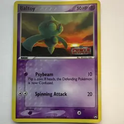 Pokemon TCG Baltoy 44/108 EX Power Keepers Reverse Holo Common 50 HP English - Image 1
