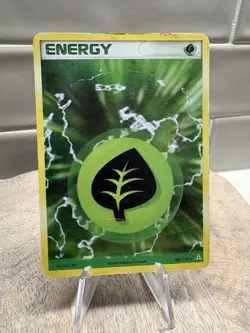 Pokemon TCG Grass Energy #105/110 EX Holon Phantoms Rare Holo - Image 1