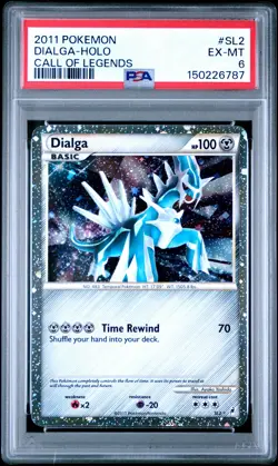 2011 Pokemon Call of Legends SL2 Dialga Holo PSA 6 150226787 - Image 1