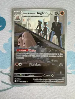 Team Rockets Dugtrio 239/217 - Pokemon TCG - Ascended Heros Illustration Rare - Image 1