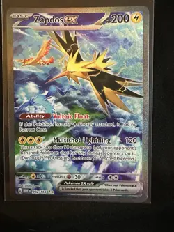 Zapdos ex 202/165 Sv: Scarlet & Violet Pokemon 151 SIR Special Illustration Rare - Image 3