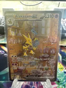 Pokemon Alakazam ex 201/165 Scarlet & Violet 151 Special Illustration Rare Holo… - Image 1