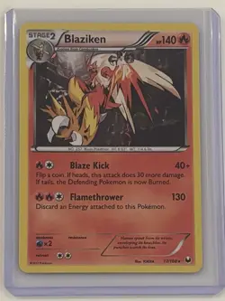 2012 Pokemon - Blaziken #17/108 Dark Explorers Holo Rare Lightly Played 17/108 - Image 1