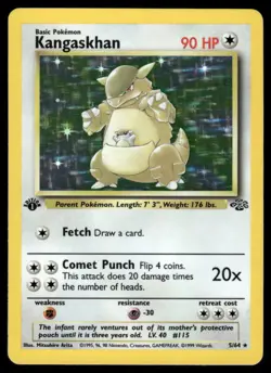 Kangaskhan 5/64 1st Edition Jungle Holo Rare NM EBAY LIVE MONDAY - Image 1