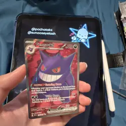 Pokemon TCG Gengar ex 193/162 SV05 Temporal Forces Full Art Holo Ultra Rare - Image 1