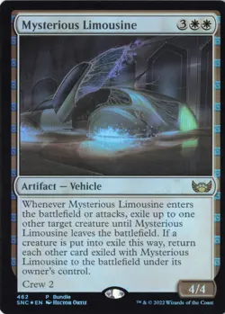 Mysterious Limousine (SNC Promo) Streets of New Capenna Foil NM #462 MTG - Image 1