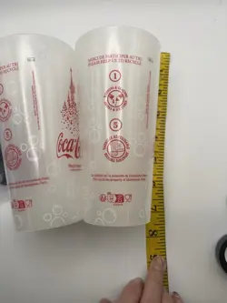 Disneyland Paris Coca Cola Reusable Cups 50cl Set of 2 Real Magic Castle - Image 5