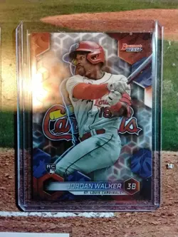 Player Lot 6 Cards Jordan Walker Rookie & Pre Rookie Refractor Prizm - Image 3