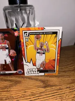 Alexandre Sarr Rookie Prizm Red Ice & Bomb Squad Wizards Basketball Lot - Image 3